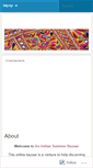 Mobile Screenshot of anindiansummer.wordpress.com