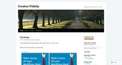 Desktop Screenshot of creativefidelity.wordpress.com