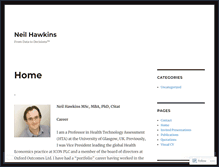 Tablet Screenshot of neilhawkins.wordpress.com