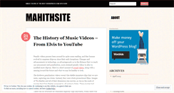 Desktop Screenshot of mahithsite.wordpress.com