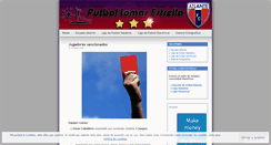 Desktop Screenshot of futbollomasestrella.wordpress.com
