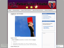 Tablet Screenshot of futbollomasestrella.wordpress.com
