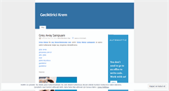 Desktop Screenshot of geciktiricikrem.wordpress.com