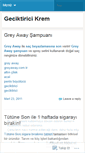 Mobile Screenshot of geciktiricikrem.wordpress.com
