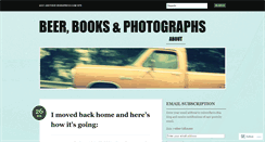 Desktop Screenshot of beerbooksphotos.wordpress.com