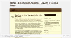 Desktop Screenshot of freelistingauction.wordpress.com
