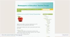 Desktop Screenshot of nieteacherforum.wordpress.com