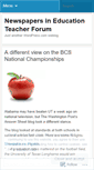 Mobile Screenshot of nieteacherforum.wordpress.com
