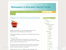 Tablet Screenshot of nieteacherforum.wordpress.com