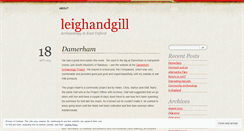 Desktop Screenshot of leighandgill.wordpress.com