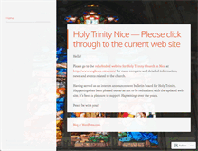 Tablet Screenshot of holytrinitynice.wordpress.com
