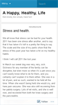 Mobile Screenshot of ahappyhealthylife.wordpress.com