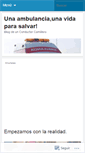 Mobile Screenshot of ambulancia.wordpress.com