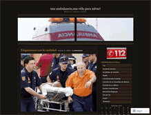 Tablet Screenshot of ambulancia.wordpress.com