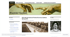 Desktop Screenshot of mkaymak.wordpress.com
