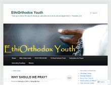 Tablet Screenshot of ethiorthodoxyouth.wordpress.com