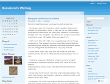 Tablet Screenshot of bukukuini.wordpress.com