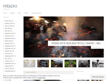 Tablet Screenshot of kreaziku.wordpress.com