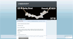 Desktop Screenshot of localgirlproductions.wordpress.com
