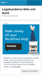 Mobile Screenshot of lapphundenniila.wordpress.com