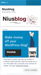 Mobile Screenshot of niusblog.wordpress.com