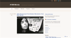 Desktop Screenshot of 15mmerida.wordpress.com