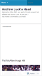 Mobile Screenshot of andrewluckshead.wordpress.com