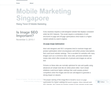 Tablet Screenshot of mobilemarketingsg.wordpress.com