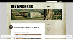 Desktop Screenshot of heyneighbor.wordpress.com