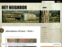 Tablet Screenshot of heyneighbor.wordpress.com