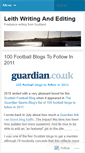 Mobile Screenshot of leithwriting.wordpress.com