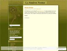 Tablet Screenshot of lasirenenoire.wordpress.com