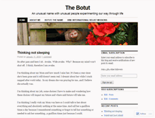 Tablet Screenshot of botut.wordpress.com