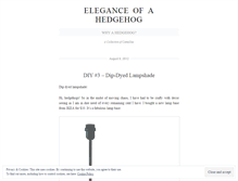 Tablet Screenshot of elegantechidna.wordpress.com