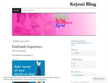 Tablet Screenshot of kejoni.wordpress.com