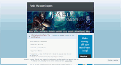 Desktop Screenshot of fablelc.wordpress.com