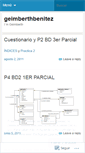 Mobile Screenshot of geimberthbenitez.wordpress.com