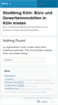 Mobile Screenshot of koelnbueroflaechen.wordpress.com