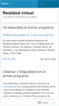 Mobile Screenshot of larealidadvirtual.wordpress.com