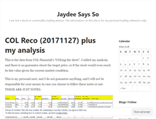Tablet Screenshot of jaydeesaysso.wordpress.com