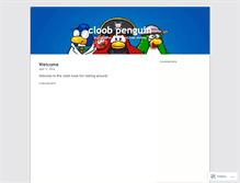 Tablet Screenshot of cloobpenguin.wordpress.com