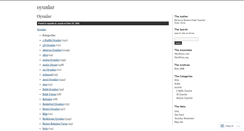 Desktop Screenshot of 1oyunlar.wordpress.com