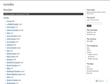 Tablet Screenshot of 1oyunlar.wordpress.com