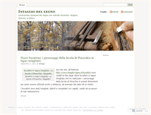 Tablet Screenshot of intagliatore.wordpress.com
