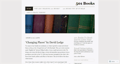 Desktop Screenshot of 501books.wordpress.com