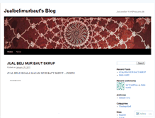 Tablet Screenshot of jualbelimurbaut.wordpress.com