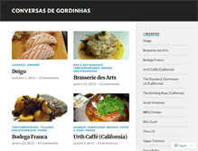 Tablet Screenshot of conversasdegordinhas.wordpress.com