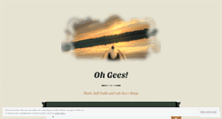 Desktop Screenshot of ohgees.wordpress.com