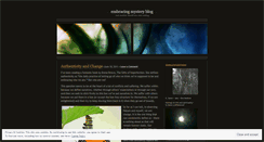 Desktop Screenshot of embracingmystery.wordpress.com