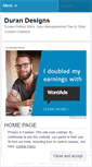 Mobile Screenshot of durandesigns.wordpress.com